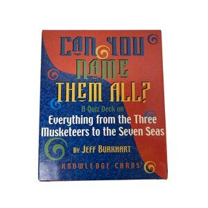 Can You‎ Name Them All? Quiz Deck - Jeff Burkhart Knowledge Cards